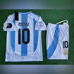 Argentina Messi kids soccer jersey 2024